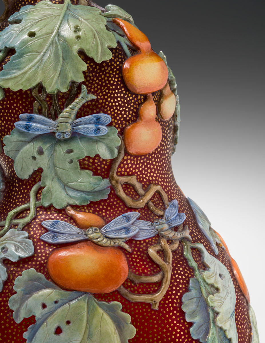 Gourd vase (detail)